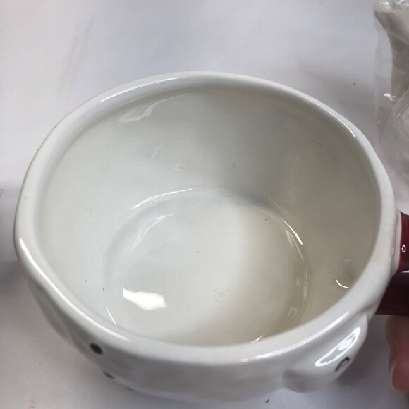 Oneida SnowMates Tea for One Hand Painted Teapot & Cup New Open Box - Picture 6 of 14